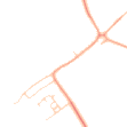 Daytime road noise heatmap for OX14 4QH