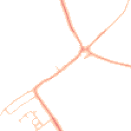 Daytime road noise heatmap for OX14 4QL