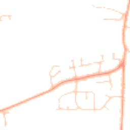 Daytime road noise heatmap for OX14 4SG