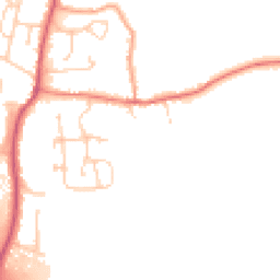 Daytime road noise heatmap for OX14 4TS