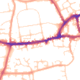 Daytime road noise heatmap for OX14 5DS