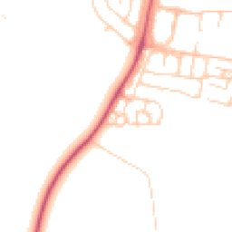Daytime road noise heatmap for OX14 5GE