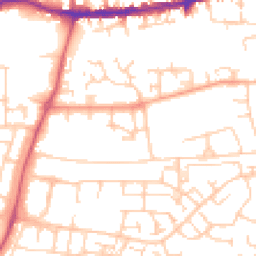 Daytime road noise heatmap for OX14 5GZ