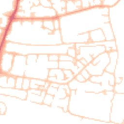 Daytime road noise heatmap for OX14 5NH