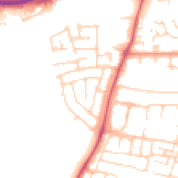 Daytime road noise heatmap for OX14 5PF