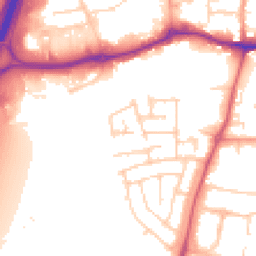 Daytime road noise heatmap for OX14 5PU