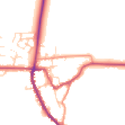 Daytime road noise heatmap for OX15 0LA