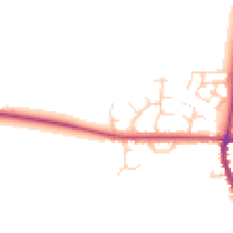 Daytime road noise heatmap for OX15 0NA
