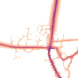 Daytime road noise heatmap for OX15 0NX