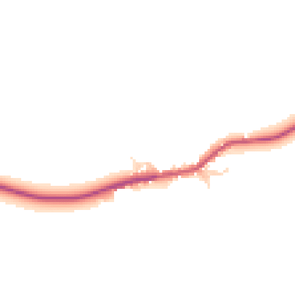 Daytime road noise heatmap for OX15 0PU