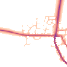 Daytime road noise heatmap for OX15 0QH