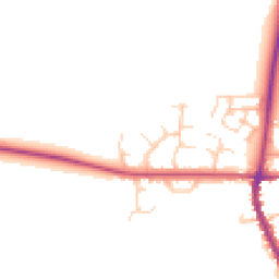 Daytime road noise heatmap for OX15 0QP