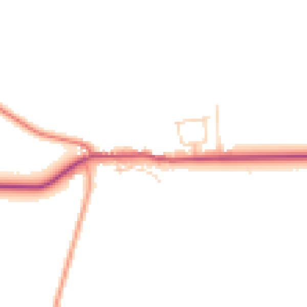 Daytime road noise heatmap for OX15 0QS