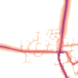Daytime road noise heatmap for OX15 0RT