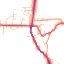 Daytime road noise heatmap for OX15 0SJ