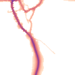 Daytime road noise heatmap for OX15 0SU
