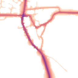 Daytime road noise heatmap for OX15 0SZ