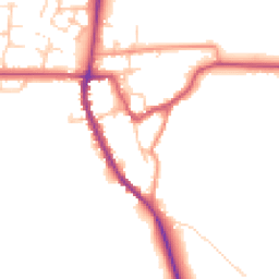 Daytime road noise heatmap for OX15 0TB