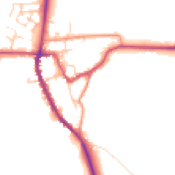 Daytime road noise heatmap for OX15 0TD