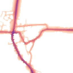 Daytime road noise heatmap for OX15 0TE
