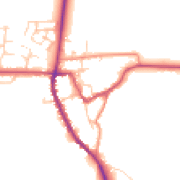 Daytime road noise heatmap for OX15 0TG