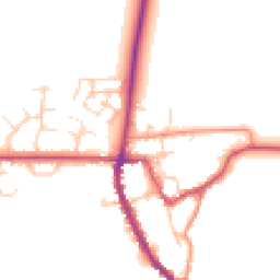 Daytime road noise heatmap for OX15 0TQ