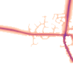 Daytime road noise heatmap for OX15 0UL