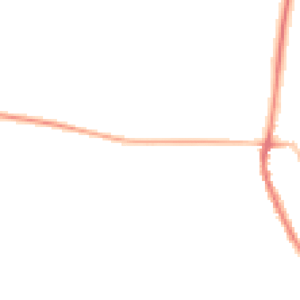 Night-time road noise heatmap for OX15 0UL