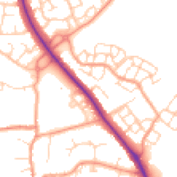 Daytime road noise heatmap for OX15 4AB