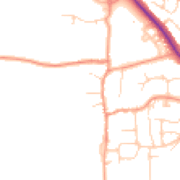 Daytime road noise heatmap for OX15 4BU