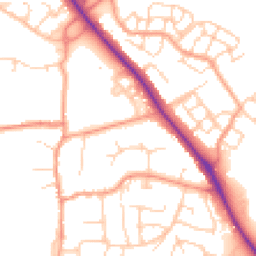 Daytime road noise heatmap for OX15 4DE