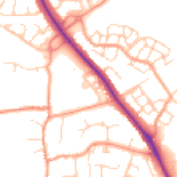 Daytime road noise heatmap for OX15 4DF
