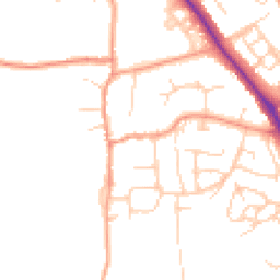 Daytime road noise heatmap for OX15 4DL
