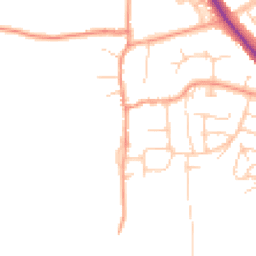 Daytime road noise heatmap for OX15 4DW