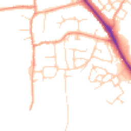 Daytime road noise heatmap for OX15 4FN