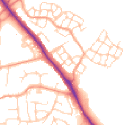 Daytime road noise heatmap for OX15 4FX