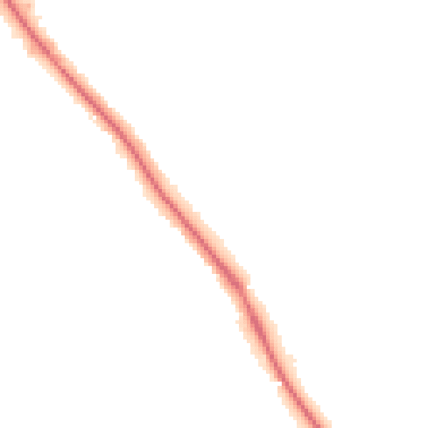 Night-time road noise heatmap for OX15 4FX