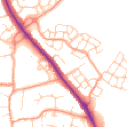 Daytime road noise heatmap for OX15 4GG