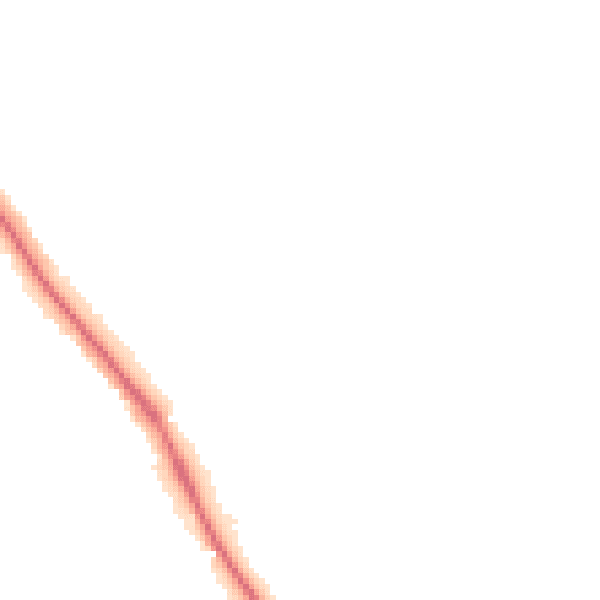Night-time road noise heatmap for OX15 4GH