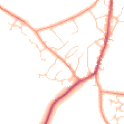 Daytime road noise heatmap for OX15 4HL