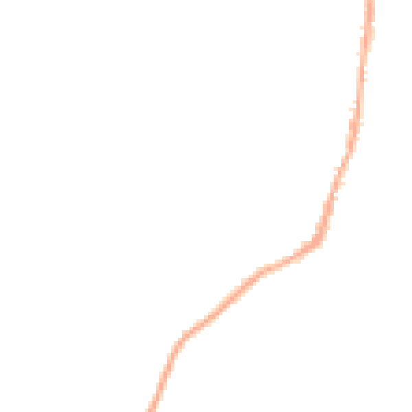 Night-time road noise heatmap for OX15 4HL