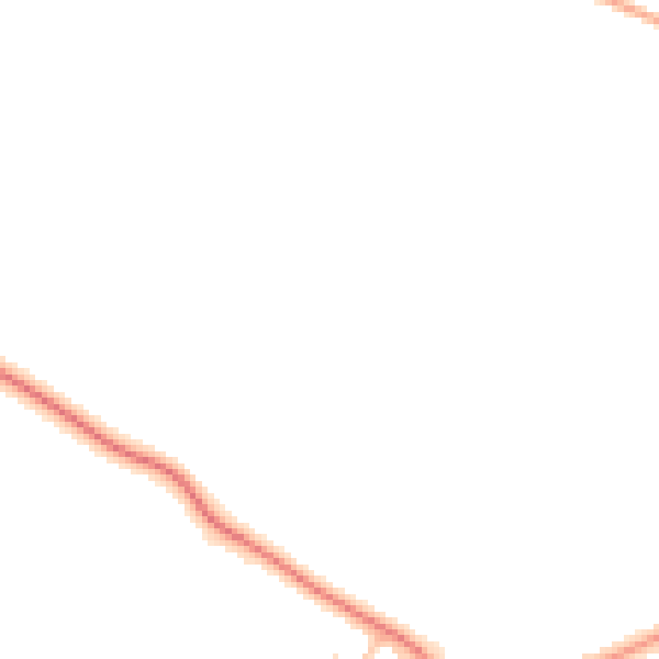 Daytime road noise heatmap for OX15 4HR