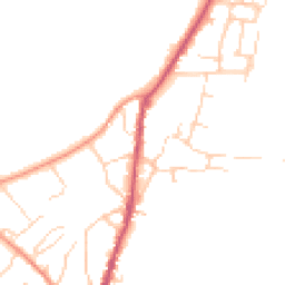 Daytime road noise heatmap for OX15 4LU