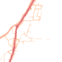 Daytime road noise heatmap for OX15 4NJ