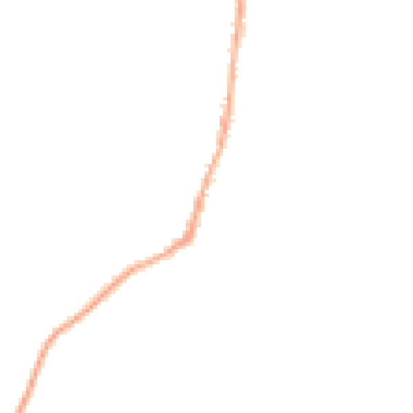 Night-time road noise heatmap for OX15 4RA