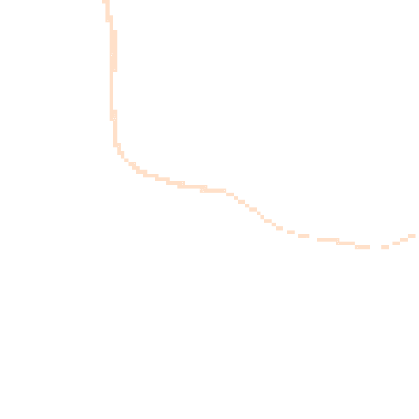 Night-time road noise heatmap for OX15 5BF