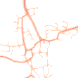 Daytime road noise heatmap for OX15 5JP