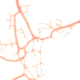 Daytime road noise heatmap for OX15 5LF