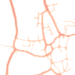 Daytime road noise heatmap for OX15 5PD