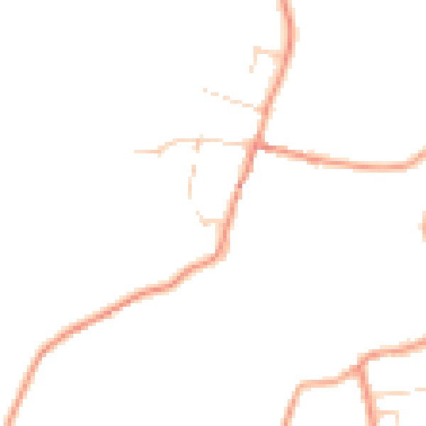 Daytime road noise heatmap for OX15 5RZ